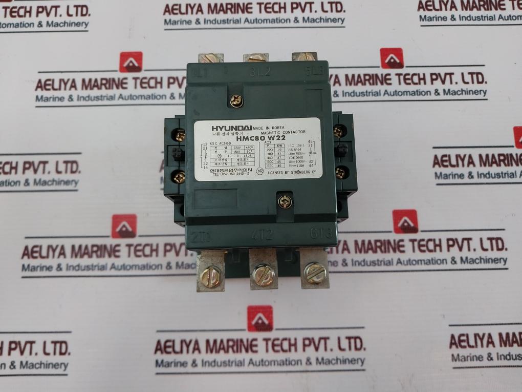 Hyundai Hmc80 W22 Contactor 380v