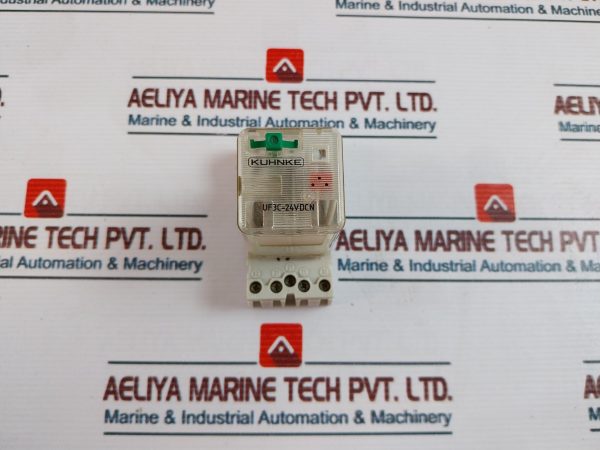Kuhnke Uf3c-24vdcn Relay With Base 220v