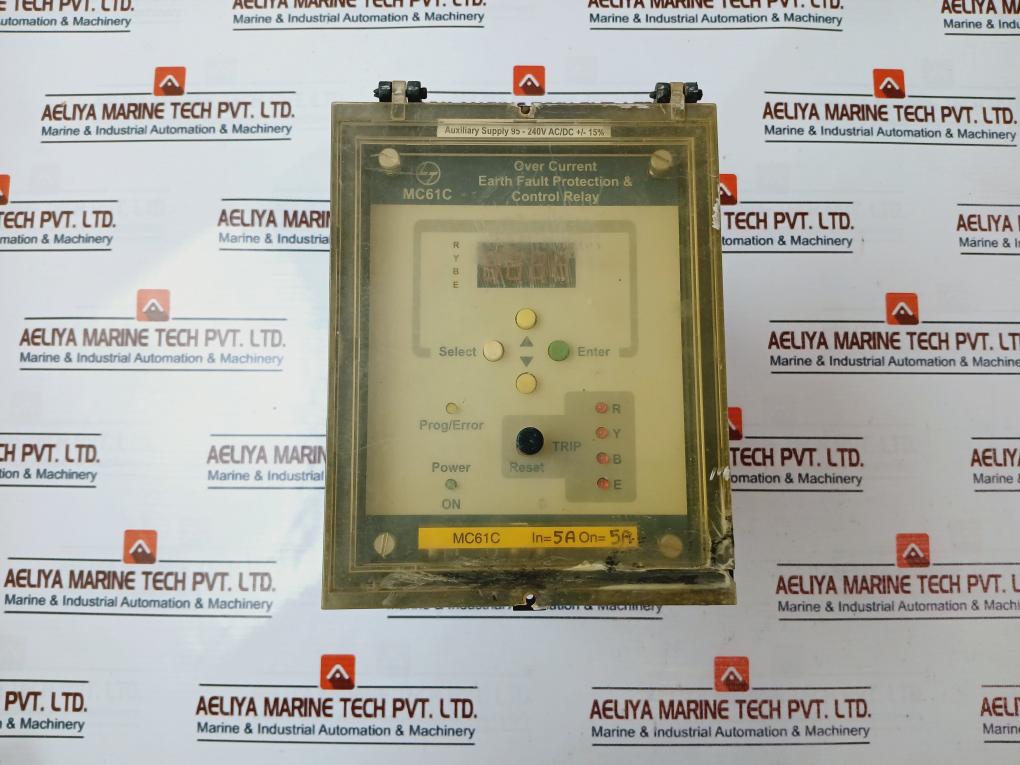 L&t Mc61c Over Current Earth Fault Protection & Control Relay 240v