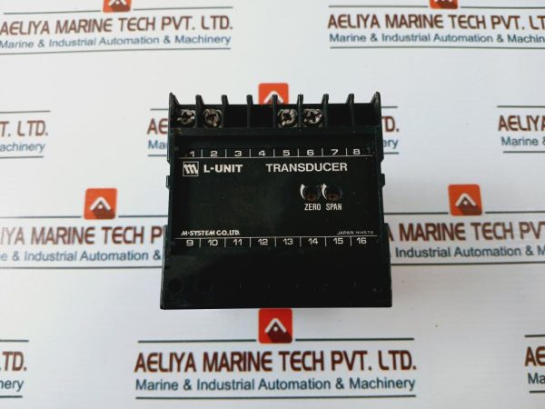 M-system Lwt-11a0-r Transducer 24v