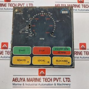 Man B&w 1639294-6 Engine Control Panel 0-200 Rpm