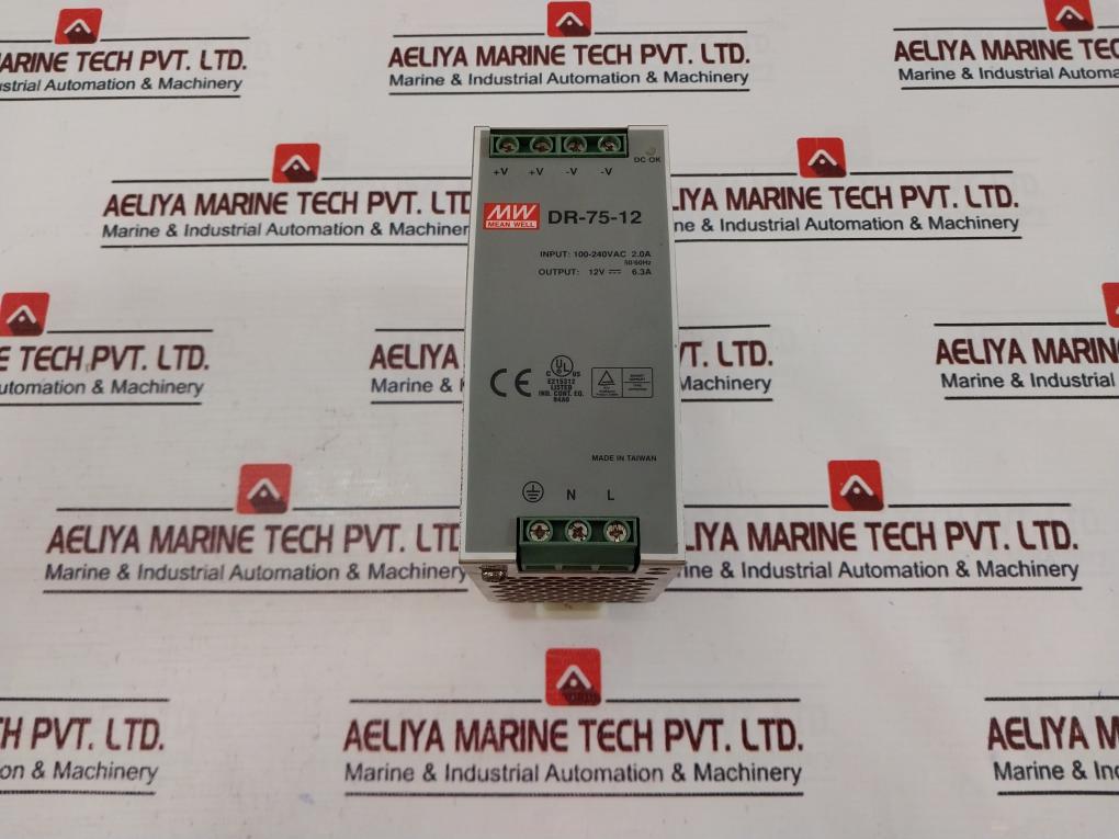 Mean Well Dr-75-12 Power Supply 240v - Aeliya Marine
