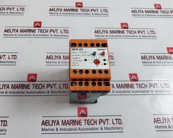 Minilec Mpr D2 Overload Protection Relay 240vac