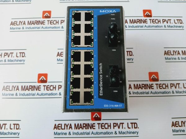 Moxa Eds-316-mm-st Etherdevice Switch Rev 2.0