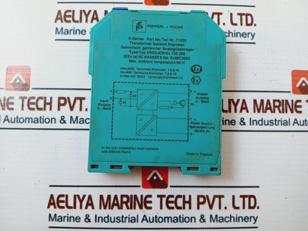 Pepperl+fuchs Khd3-icr/ex 130 200 Transformer Isolated Repeater - Image 5