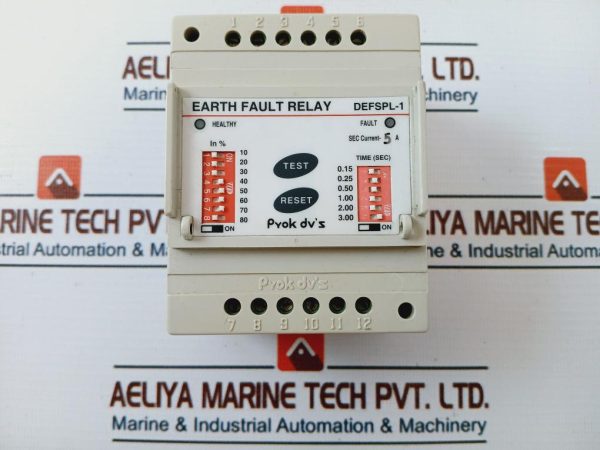 Prok Dv’s Defspl-1 Earth Fault Relay