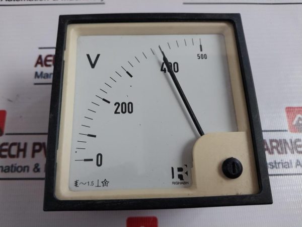 Rishabh 0-500v Analog Voltmeter