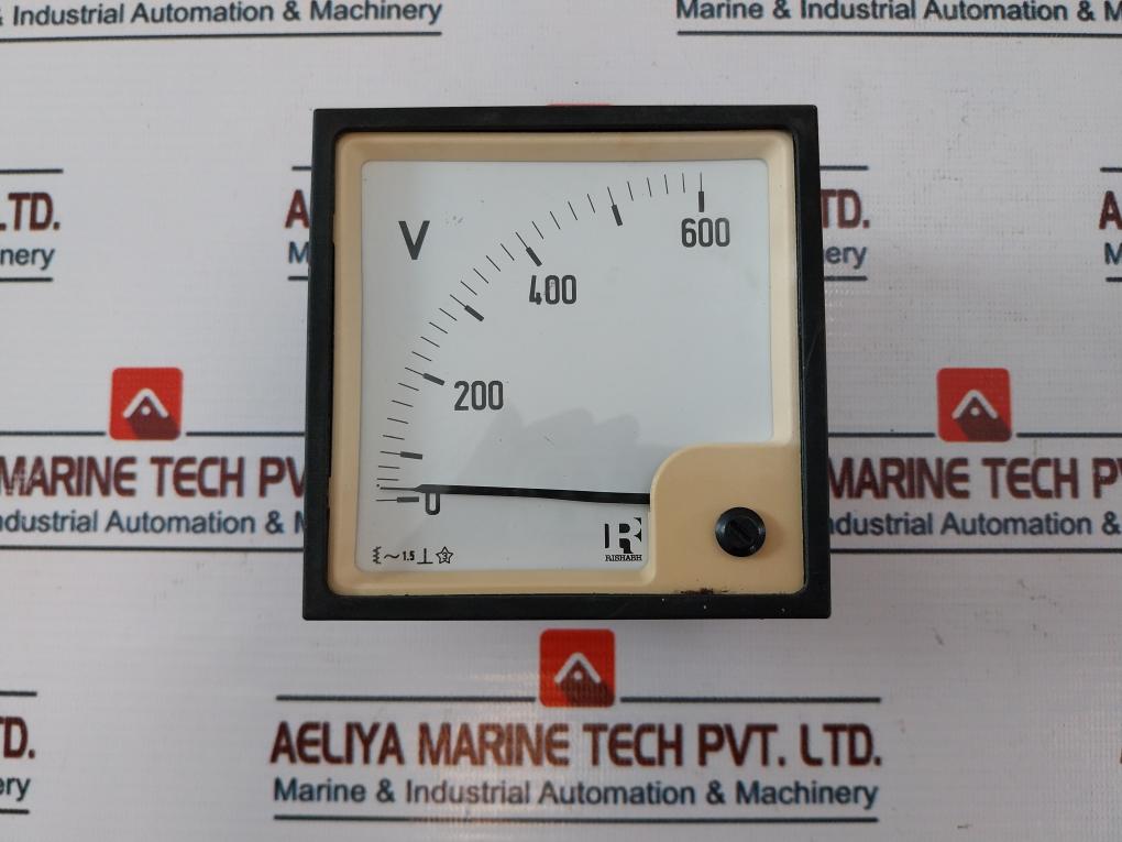 Rishabh Eq96 Voltmeter 0-600v