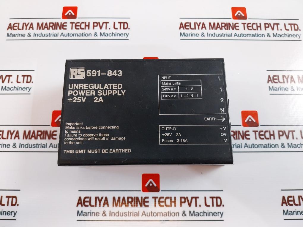 Rs 591-843 Unregulated Power Supply 240v