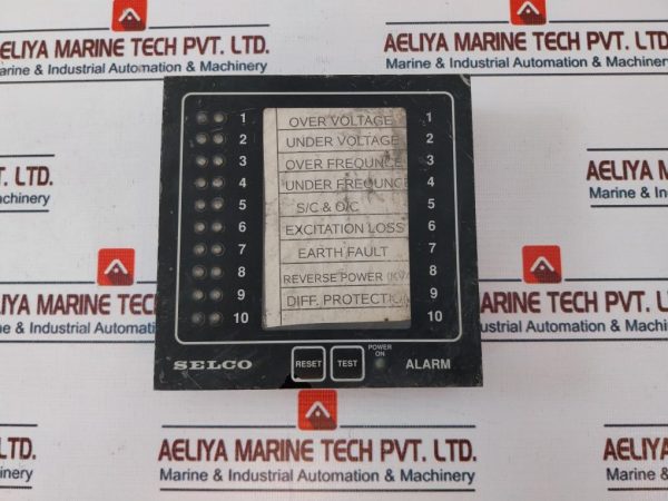 Selco M1000-29-10b Alarm Monitor Controller 24v