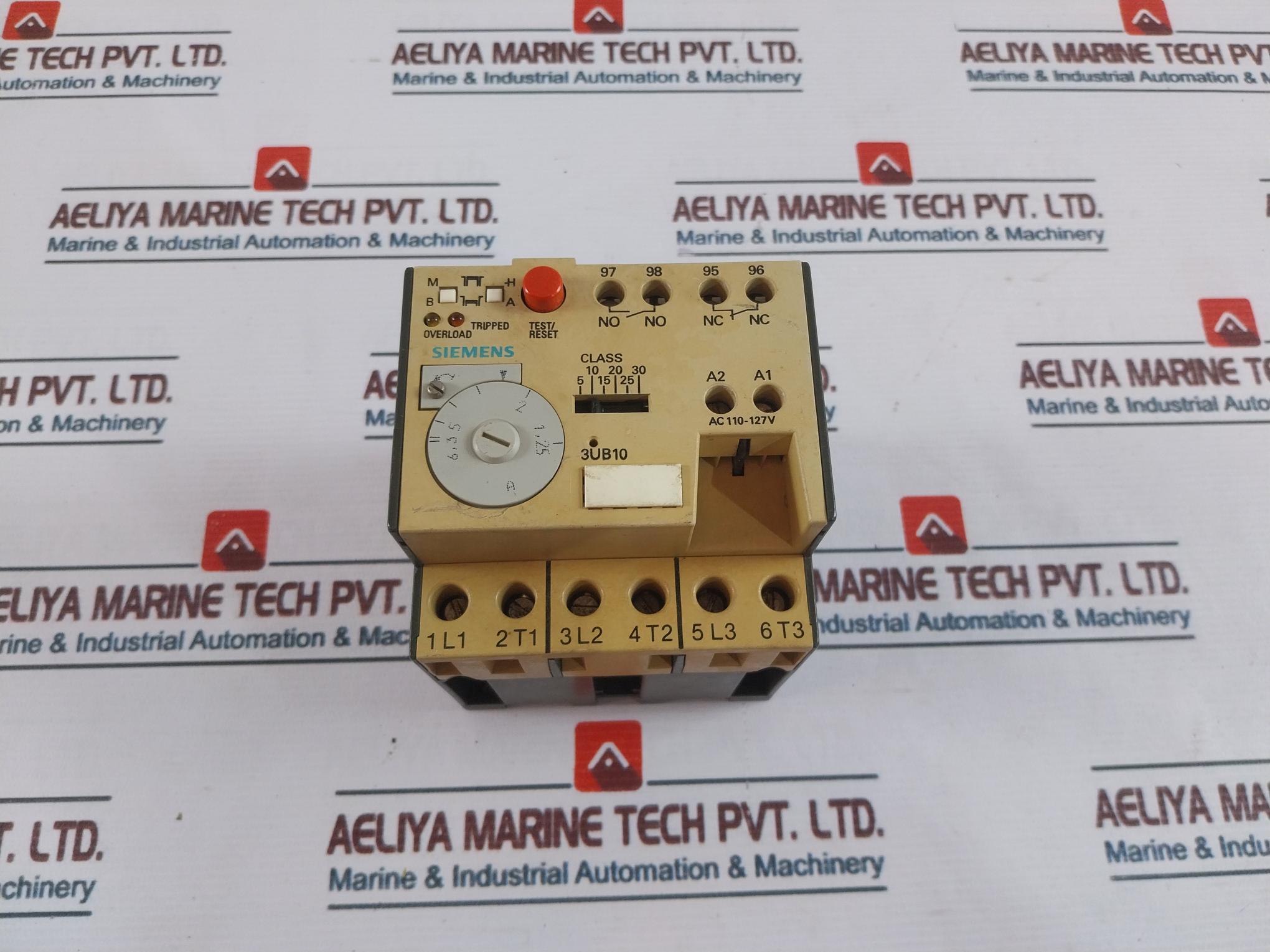 Siemens 3ub1005-1pf7 Overload Relay