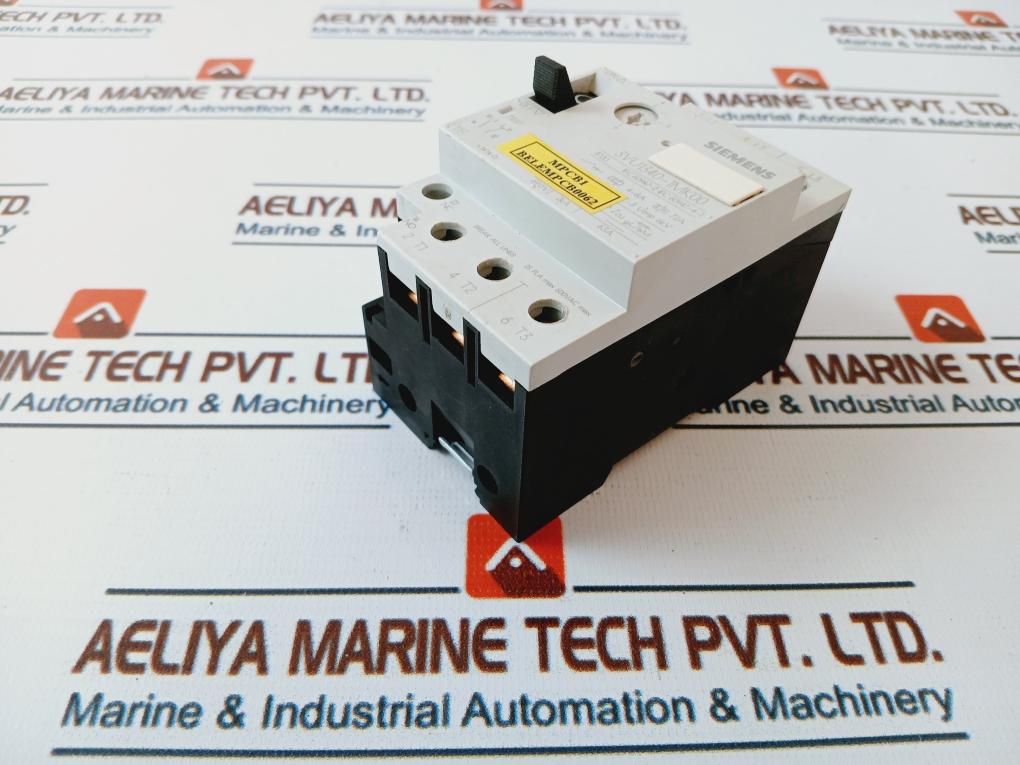 Siemens 3vu1340-1mk00 Motor Circuit Breaker 600v - Image 3