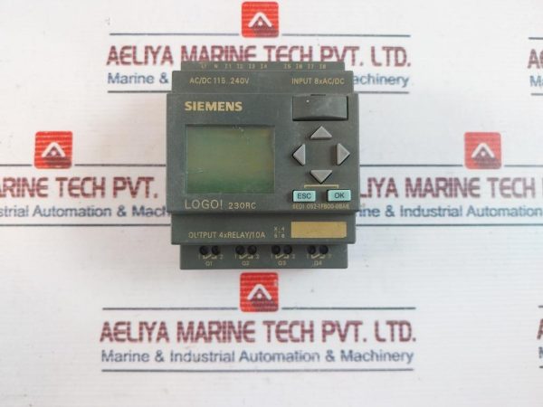 Siemens 6ed1 052-1fb00-0ba6 Logic Module Logo! 240v
