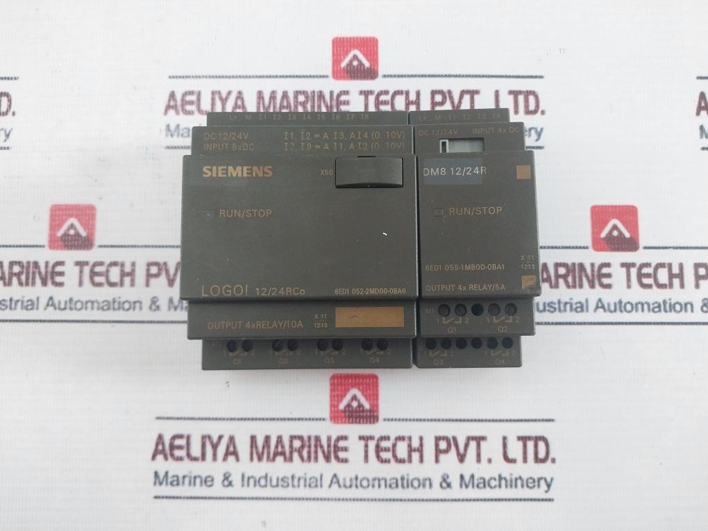 Siemens 6ed1 052-2md00-0ba6 Logo! 1224 Rco 240v