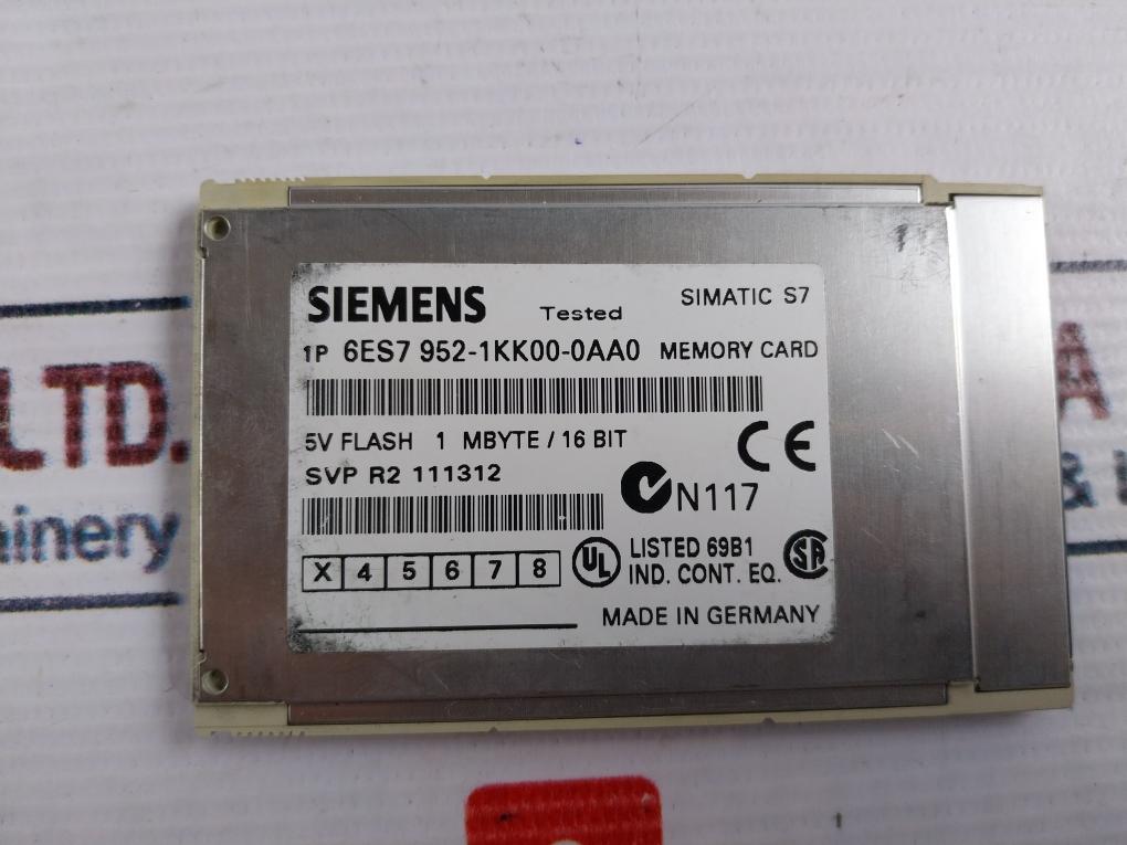 Siemens Simatic 1p 6es7 952-1kk00-0aa0 Memory Card - Image 3
