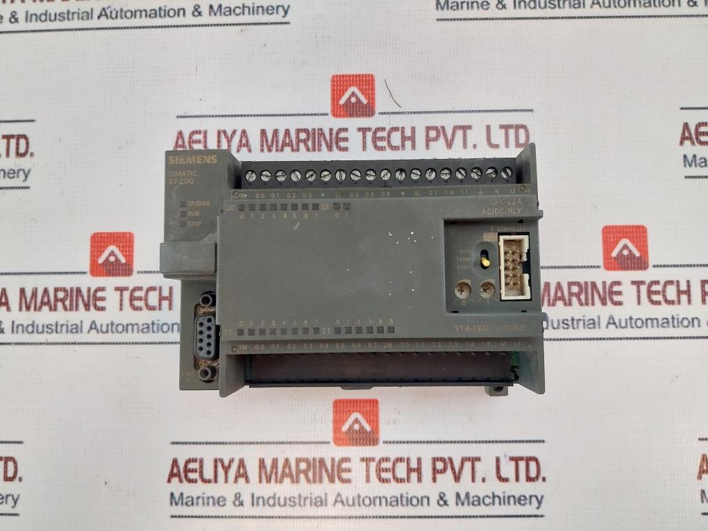 Siemens Simatic 6es7 214-1bd23-0xb0 Compact Unit 30v