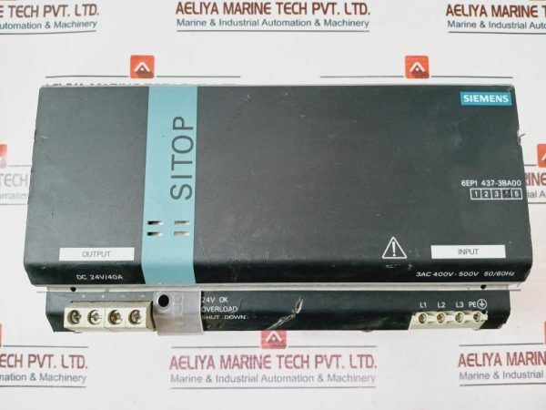 Siemens Sitop 6ep1 437-3ba00 Power Supply