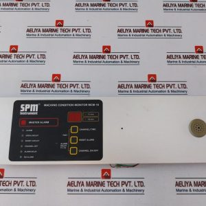 Spm Sonitron Mcm-16 Machine Condition Monitor 24v