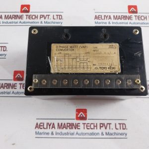 Toyo Keiki Erm-3 3 Phase Watt Converter 115 V