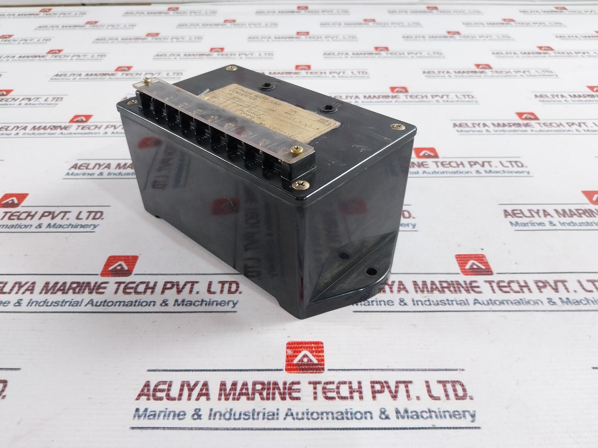 Toyo Keiki Erm-3 3 Phase Watt Converter 115 V - Image 3