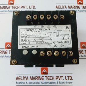 Toyo Keiki Fg-2t-sd Frequency Transducer 24v