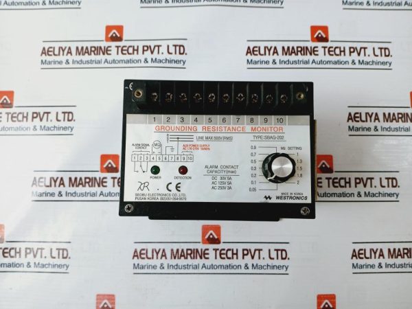 Westronics Sbag-202 Grounding Resistance Monitor 500v