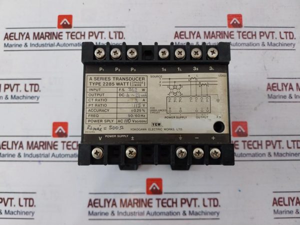 Yokogawa 2285 Watt A Series Transducer