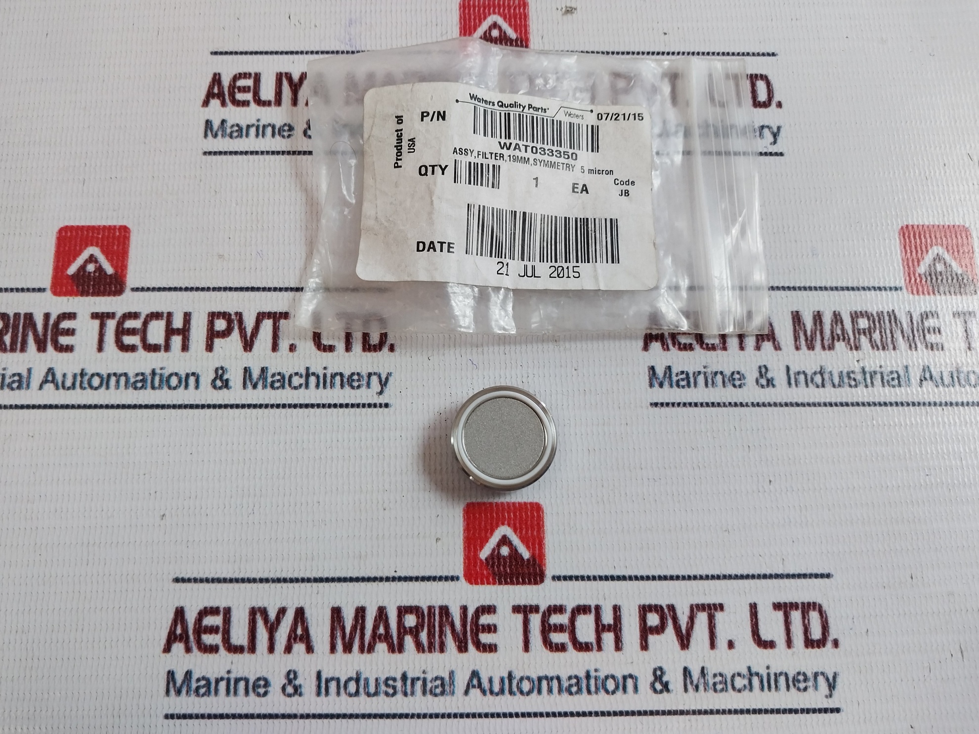 Waters Wat033350 Symmetry Filter Assembly