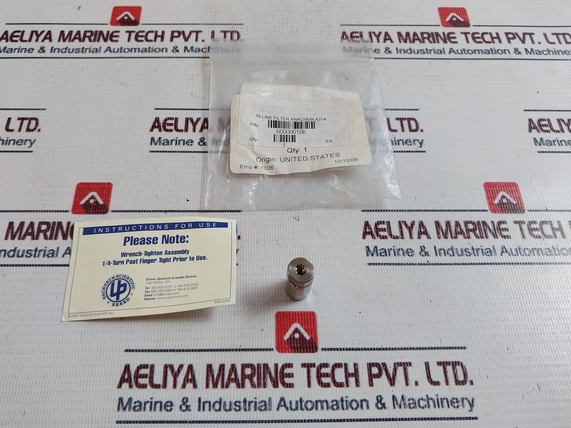 Upchurch Scientific 600000106 In-line Filter