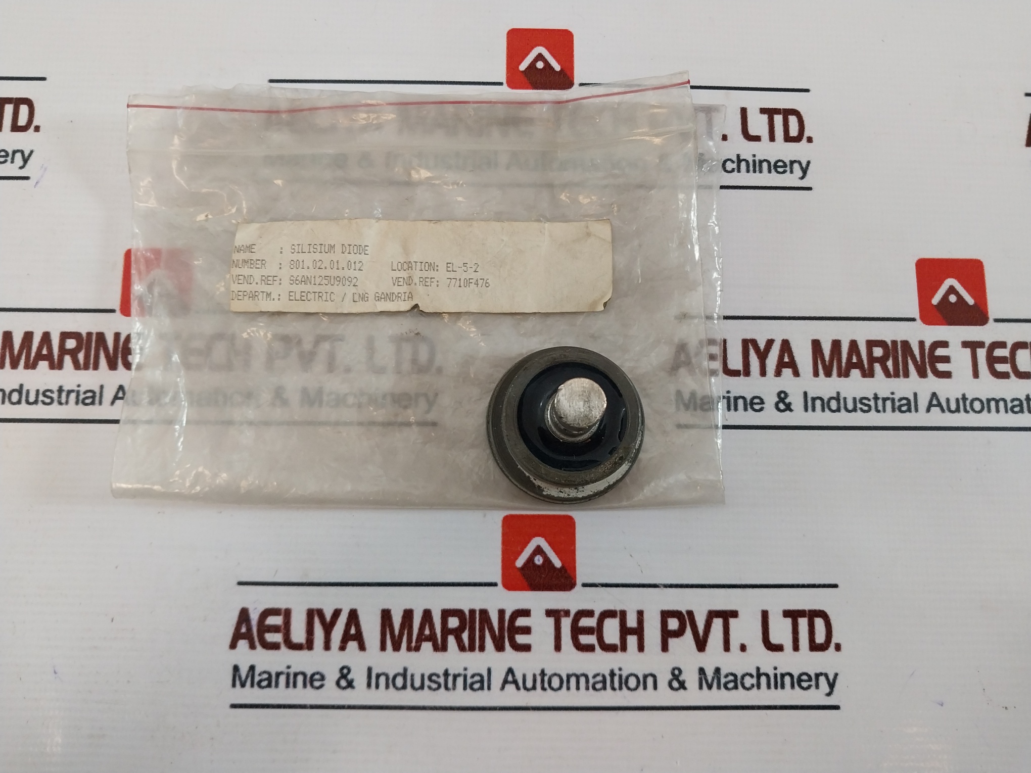 Westinghouse S6an125-u909/2 Silisium Diode