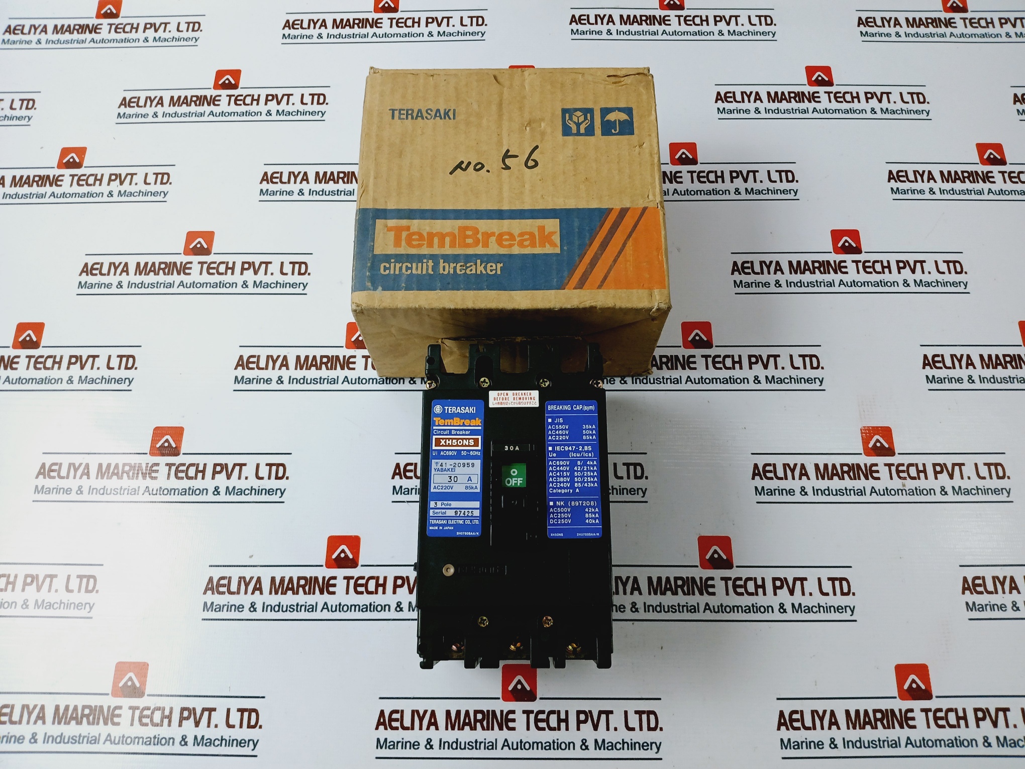 Terasaki Xh50ns 30a Circuit Breaker 690v