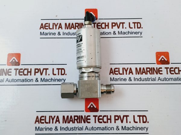 Ham-let Hm20-4vkc-gf4m4-sp-300psi Pneumatic Diaphragm Valve