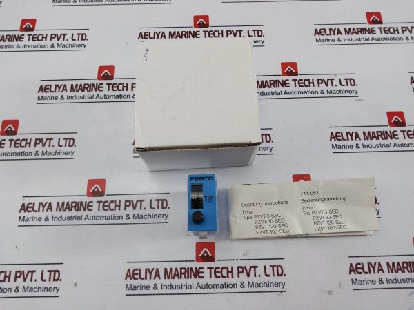 Festo Pneumatic Pzvt-3-sec Timer