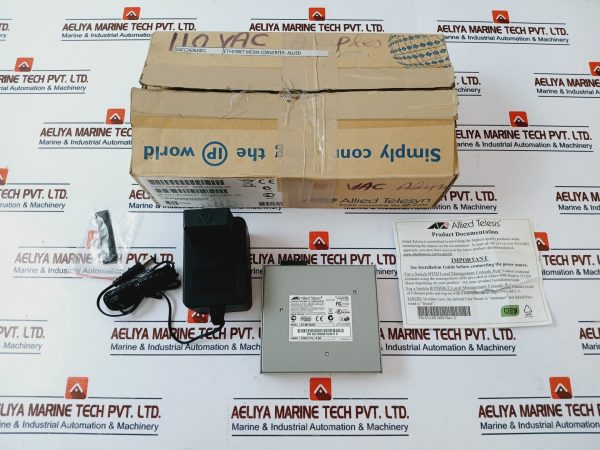 Allied Telesyn At-mc102xl Ethernet Media Converter Set 12vdc