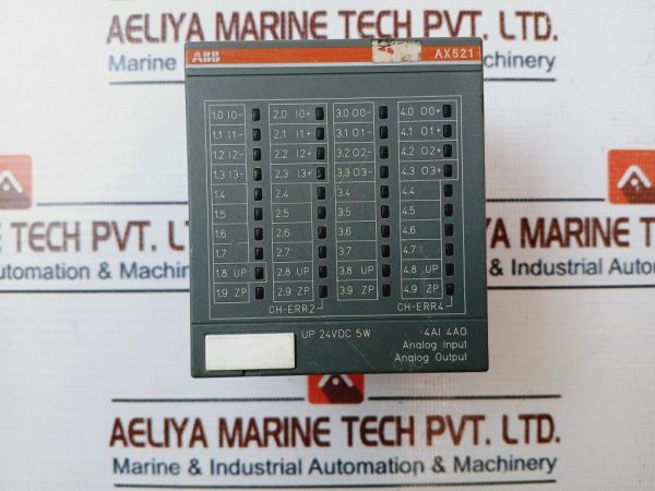 Abb Ax521 D2 Analog Inputoutput Module 24v