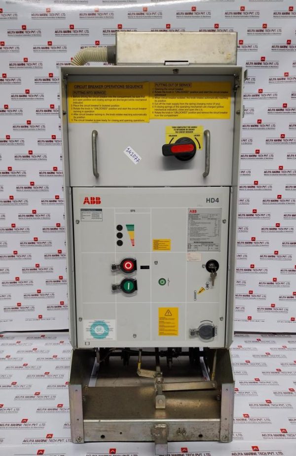 Abb Hd4sg 12.12.32 Circuit Breaker Sf6 Medium Voltage Gas Insulation