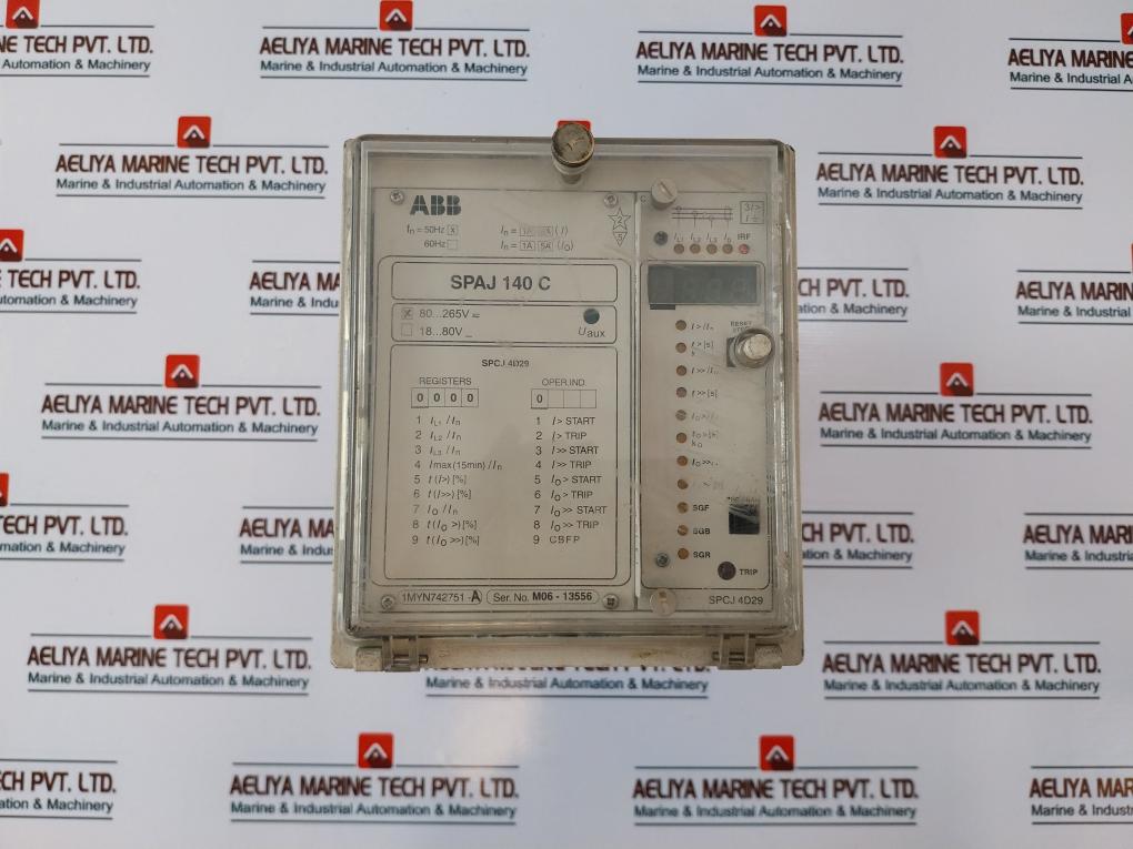 Abb Spaj 140 C Over-current And Earth-fault Relay