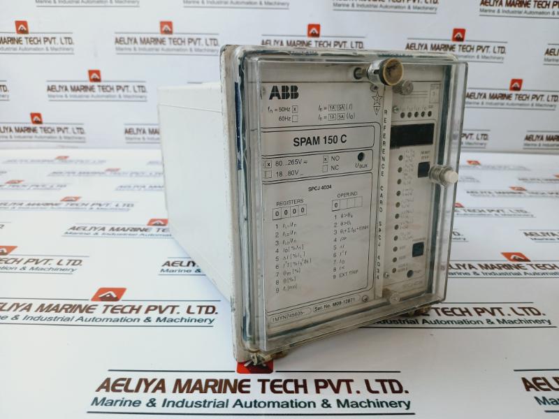 Abb Spam 150 C Motor Protection Relay 94v - Image 3