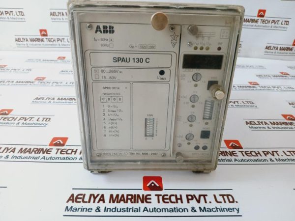 Abb Spau 130 C Voltage Relay 265v