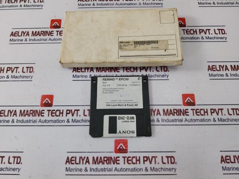 Alfa Laval Epc50 Remote Control Software In Sony Mfd-2hd Floppy Disk