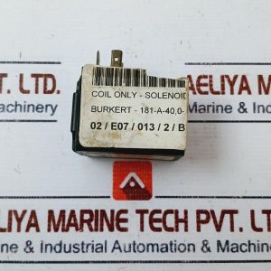 Burkert 0181 A 40, 0 Epdm Ms Solenoid Valve Coil 230v