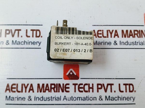Burkert 0181 A 40, 0 Epdm Ms Solenoid Valve Coil 230v