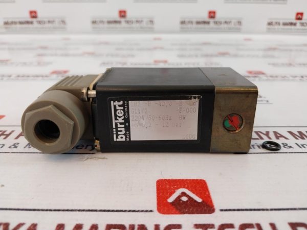 Burkert 0,2-12 Bar Solenoid Valve With Coil 220v