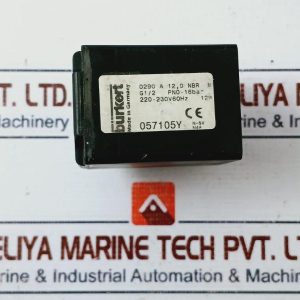 Burkert 0290 A 12,0 Nbr Ms Solenoid Valve 230v