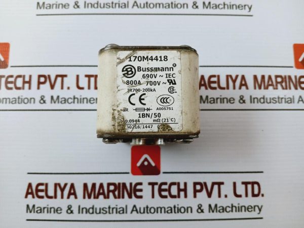 Bussmann 170m4418 High Speed Square Body Fuse 700v