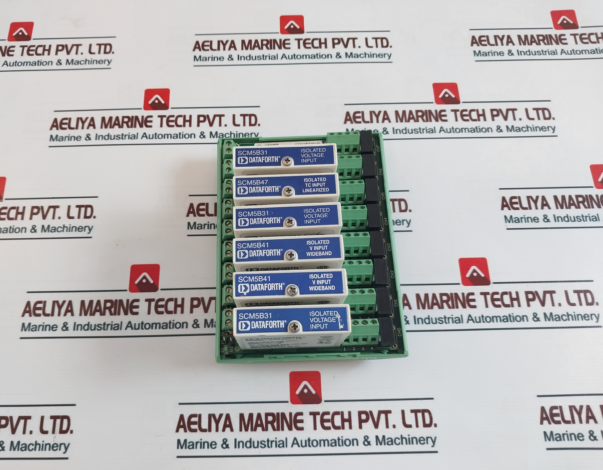 Dataforth Scmpb07-2 Isolated Voltage Input Module Backpanel