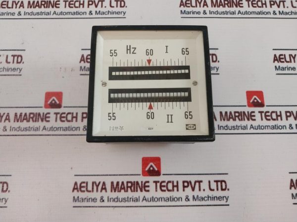 Deif 55-65 Hz Double Frequency Meter 440v