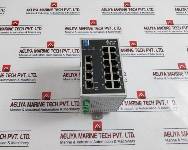 Delta Dvs-016w01 Industrial Ethernet Switch 48v