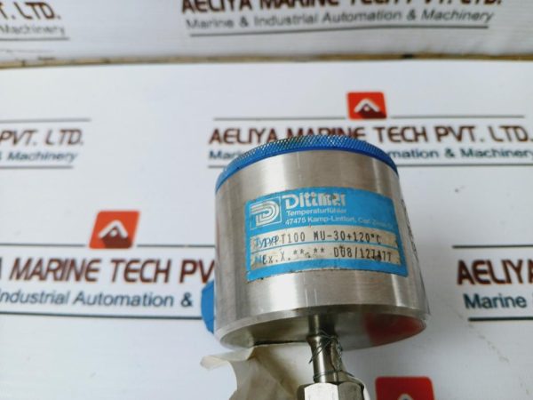 Dittmer 1 X Pt100 Mu -30+120˚c Temperature Transmitter For Heater, Rotary Table 120˚c