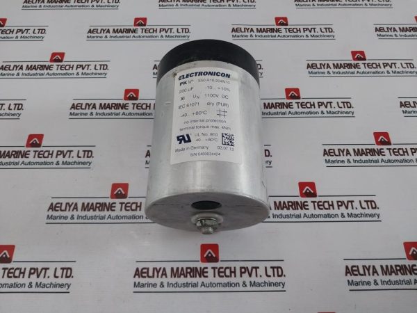 Electronicon E50.r16-204n10 High Voltage Capacitor 1100v